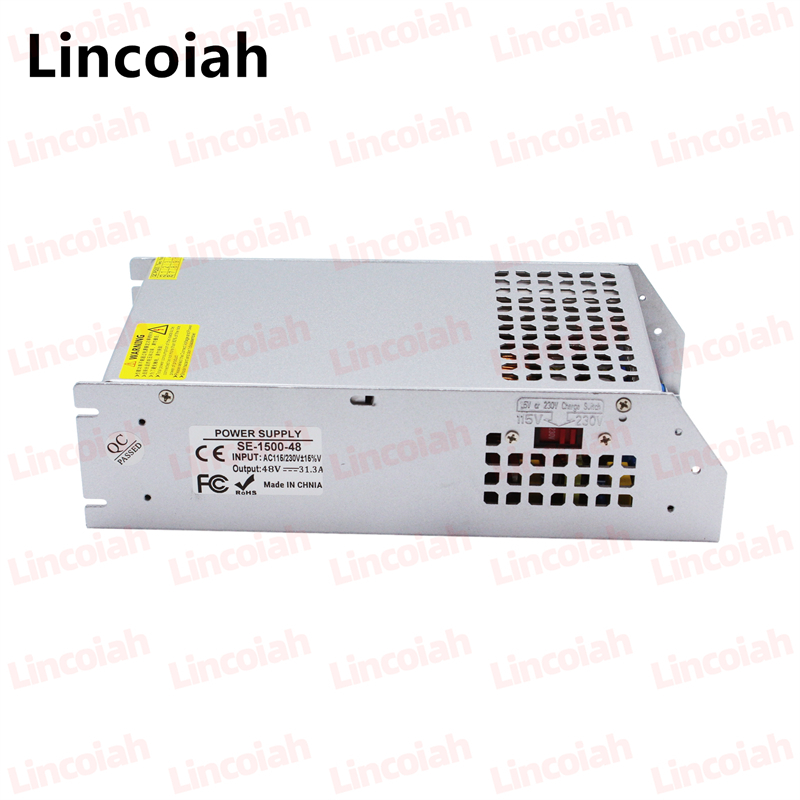 1500w DC สวิทช์ 12V 13.8V 15V 24V 36V 48V 60V 72V AC 100-240V SMPS CNC มอเตอร์ AC 220V