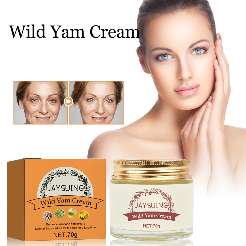 Jaysuing Wild Yam ครีมบํารุงผิวหน้า ให้ความชุ่มชื้น ลดริ้วรอย กระชับผิว 70 มล. ต่อชิ้น