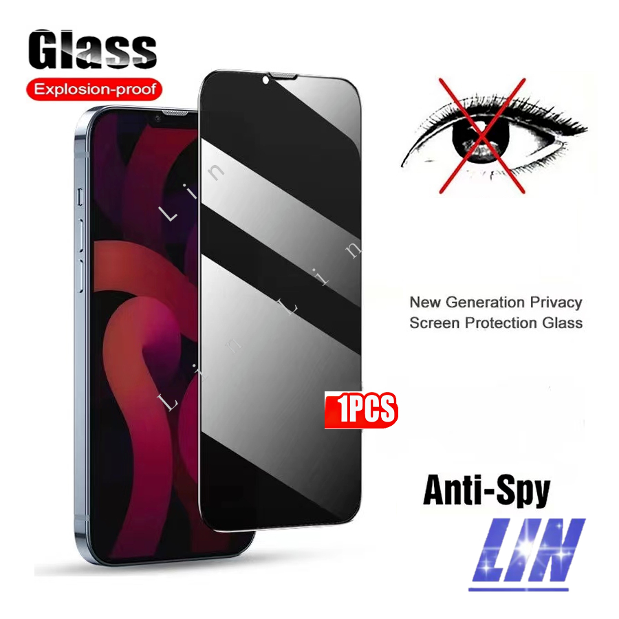1 ชิ้น Anti spy โทรศัพท์มือถือกระจกนิรภัยฟิล์ม Huawei Honor NovaY61 Y70 Y71 Y72 Y90 9SE 7SE 6SE 7i 4