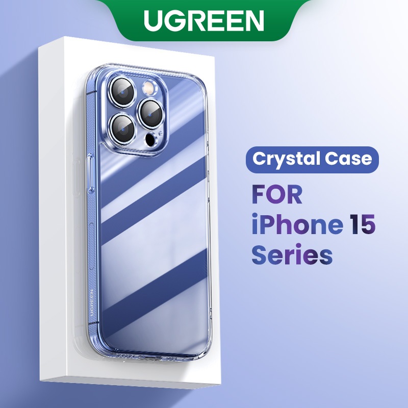 Ugreen เคสโทรศัพท์ แบบใส กันกระแทก สําหรับ iPhone 15 iPhone 15 Pro Max