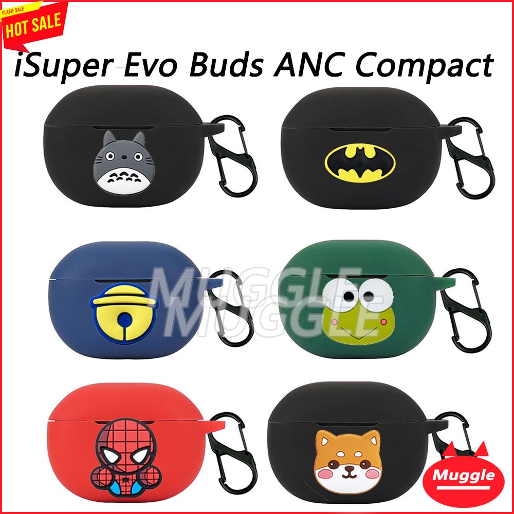 เคส iSuper Evo Buds ANC Compact เคสซิลิโคนนิ่ม iSuper Evo Buds Compact เคส ลายการ์ตูน สําหรับ เคสซิล