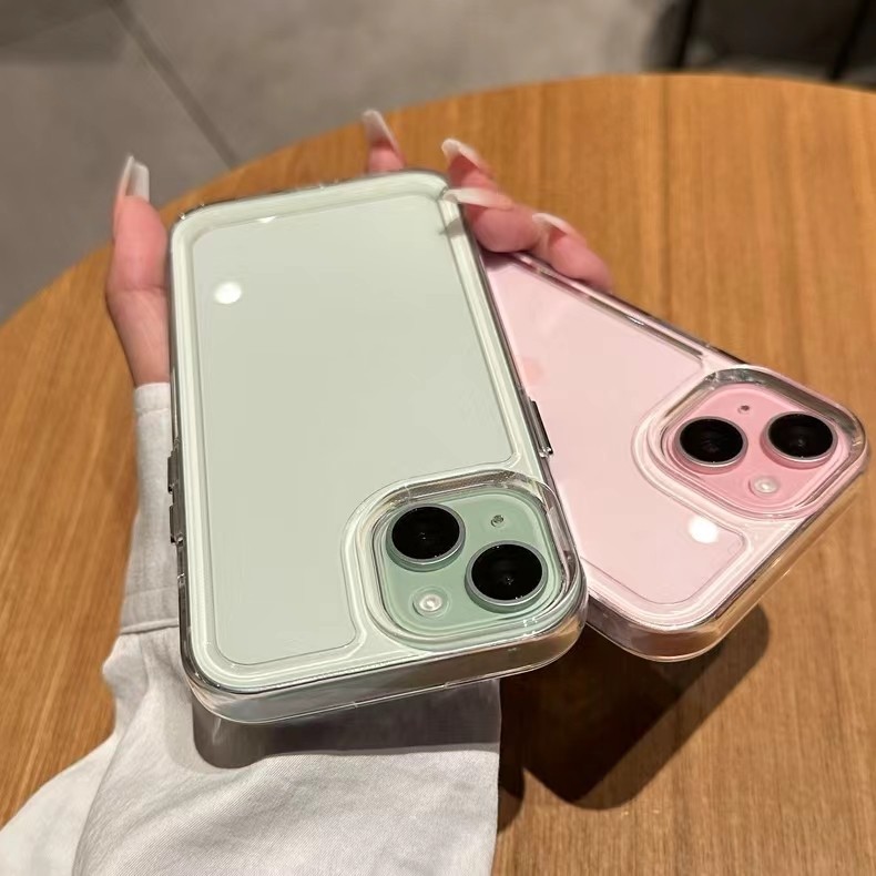 หรูหราใสกันกระแทกสําหรับiPhone 17 16 Pro Max 15 14 13 12 11 Pro Max 17air X XS Max XR 7 8 6 6s Plus Mini SE Clear Hardกันชนกรณีอะคริลิค