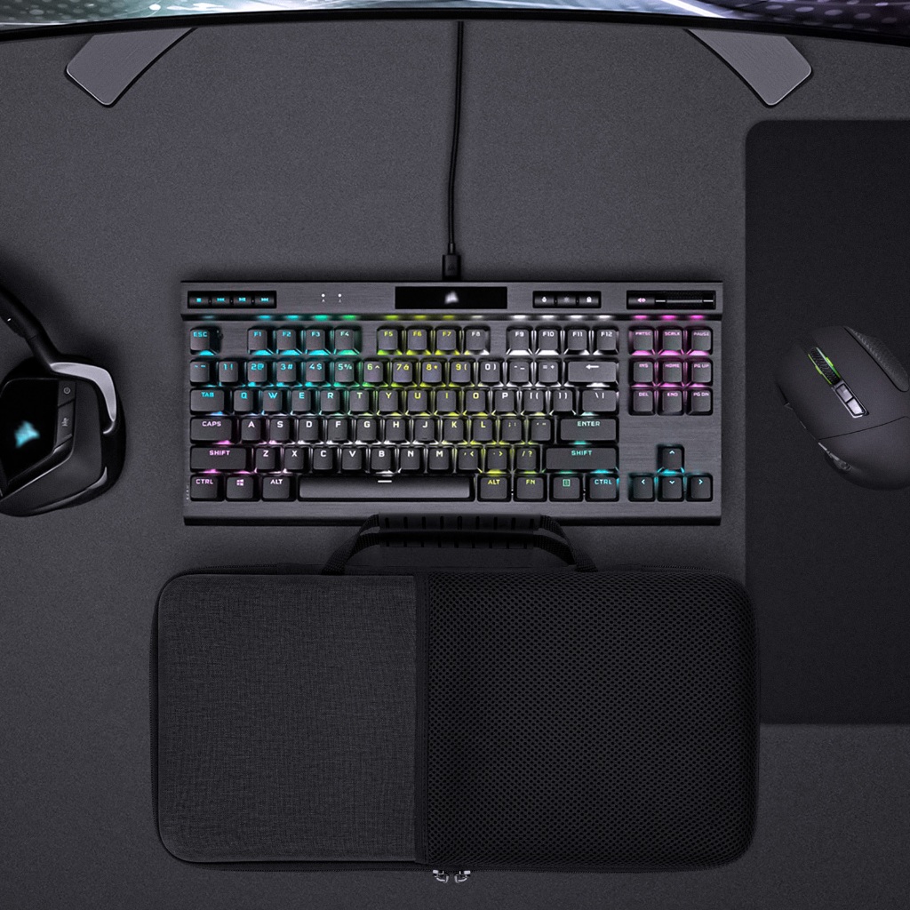 Geekria เคสคีย์บอร์ด 87 คีย์ และเมาส์ สไตล์เรโทร สําหรับ CORSAIR K70 RGB TKL K63 8Bitdo
