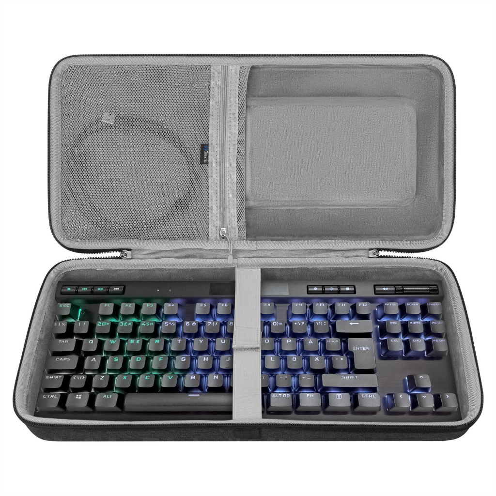 Geekria เคสคีย์บอร์ด 87 คีย์ และเมาส์ สไตล์เรโทร สําหรับ CORSAIR K70 RGB TKL K63 8Bitdo