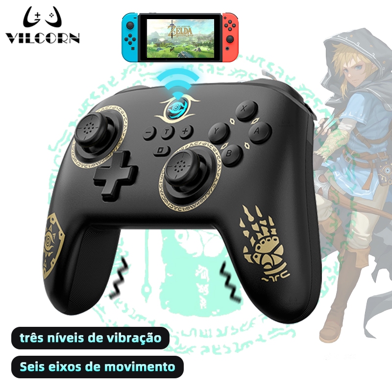 จอยสติ๊กควบคุมเกมไร้สายบลูทูธ สําหรับ Nintendo Switch Lite OLED PC