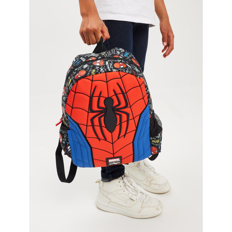 คอลเลกชันกระเป๋าเป้สะพายหลังเสื้อฮู้ดตัวละครจูเนียร์ Spider-Man ของออสเตรเลียใหม่