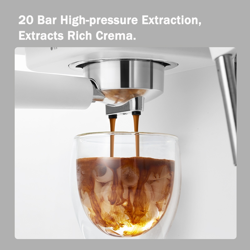 Petrus เครื่องชงกาแฟ ชงกาแฟ ชงกาแฟสด มอคค่า ลาเต้ คาปูชิโน Espresso Coffee Machine  PE2170 - รูปที่ 3