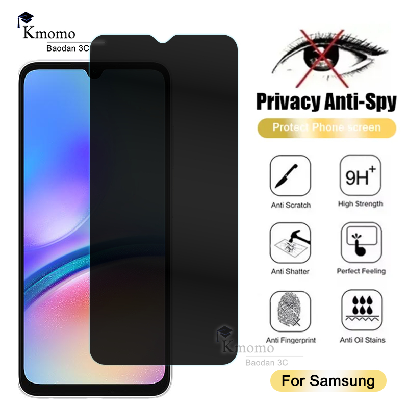 ฟิล์มป้องกันความเป็นส่วนตัว (ฟิล์มกันเสือก) สำหรับ Samsung Galaxy A16 A06 S24 A25 A35 A55 A15 A05 A05s A54 A34 A24 A73 A53 A33 A23 A14 A13 A03 S22 S21 Plus FE A72 A32 A12 A52 A52s A42 A22 A21 A21s A31 A11 A51 A71 4G 5G
