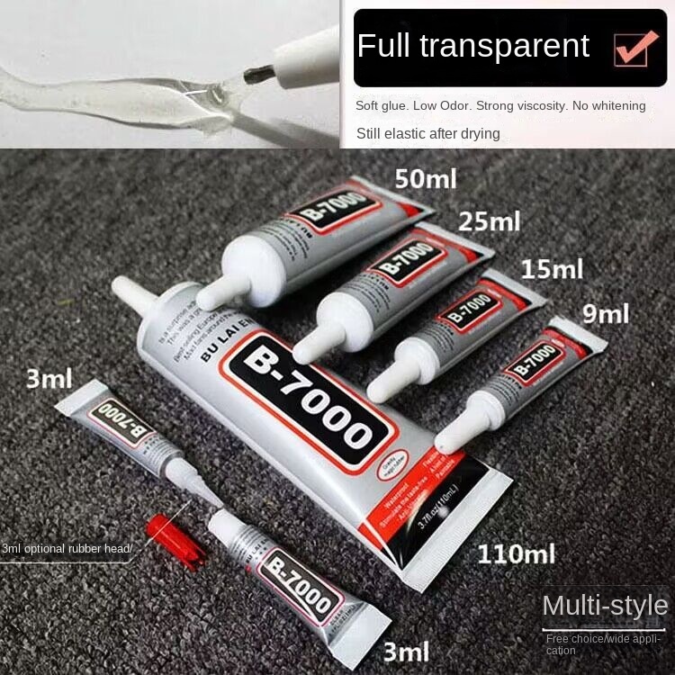กาว B7000/T7000/E8000 กาวใส, หน้าจอสัมผัส, ซ่อมโทรศัพท์มือถือ LCD
