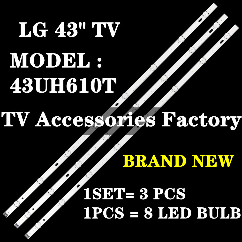43UH610T LG 43" LED TV BACKLIGHT (LAMPU TV) LG 43 INCH LED TV BACKLIGHT 43UH610