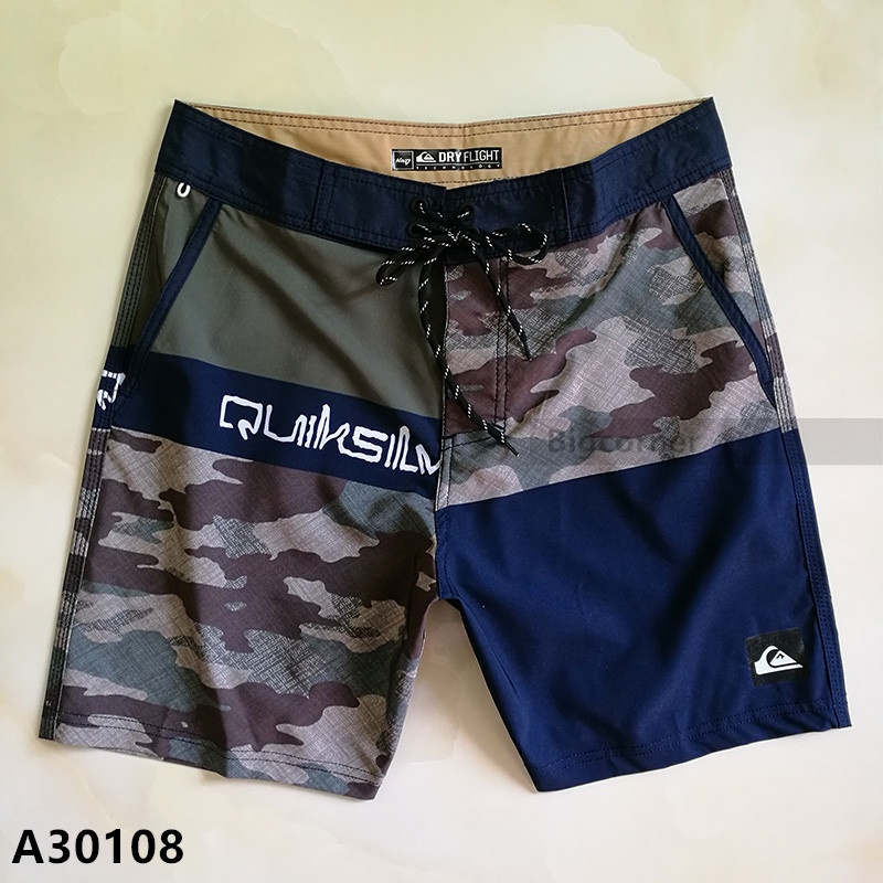 Loose Board Shorts Quick-drying Beach Shorts กางเกงขาสั้นผู้ชาย 2 กระเป๋า A30108 ราคา ถูกที่สุด ดีลบีเคเค