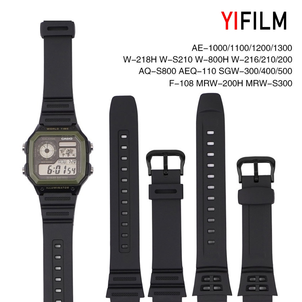 สายนาฬิกาข้อมือ สําหรับ Casio AQ-S810W AQ-S800W SGW-300H SGW-400H SGW-500H