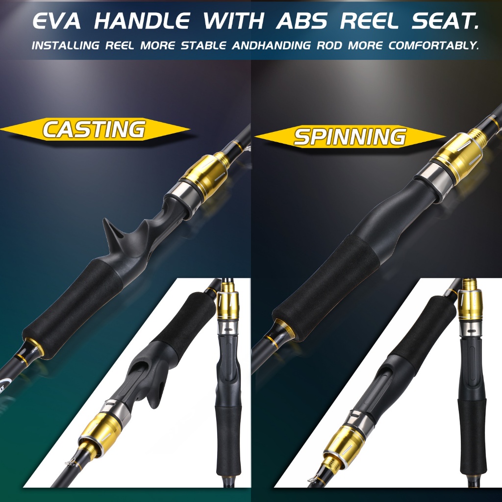 Sougayilang คันเบ็ดตกปลา คาร์บอนไฟเบอร์ EVA 1.8 ม. M/ML เหมาะสําหรับน้ําจืด เกลือ คันเบ็ดตกปลา กีฬากลางแจ้ง ราคา ถูกที่สุด ดีลบีเคเค แกลเลอรีภาพที่ 5
