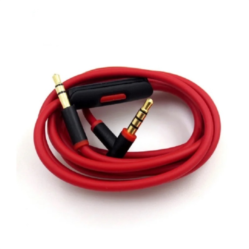 ใหม่ ของแท้ สายสัญญาณเสียงหูฟัง 3.5 มม. ตัวผู้ พร้อมโลโก้ แบบเปลี่ยน สําหรับ Beats Studio3 Studio 3 and Solo3 Solo 3 - รูปที่ 3