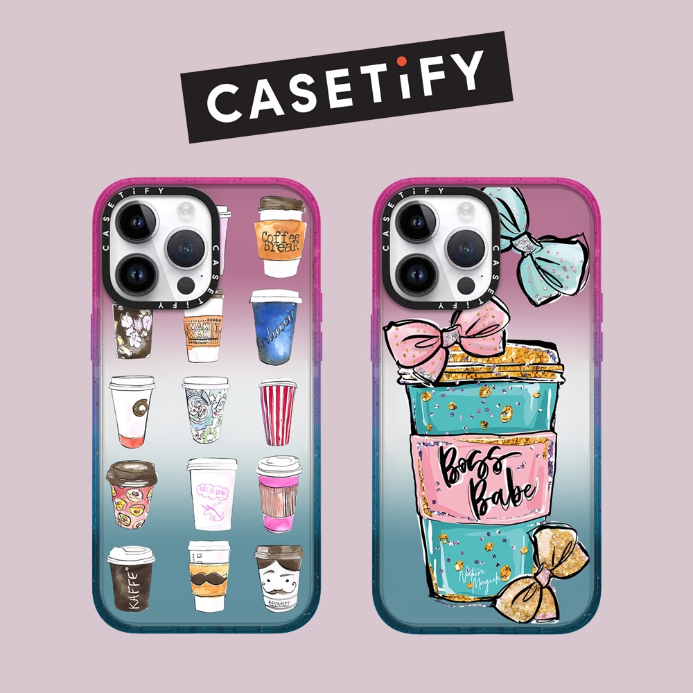 Drop proof CASETIFY Gradient phone case for iPhone 15 15pro 15promax 14 14pro 14promax 13 13pro 13promax hard case coffee for 12pro 12promax iPhone 11 case high-quality official