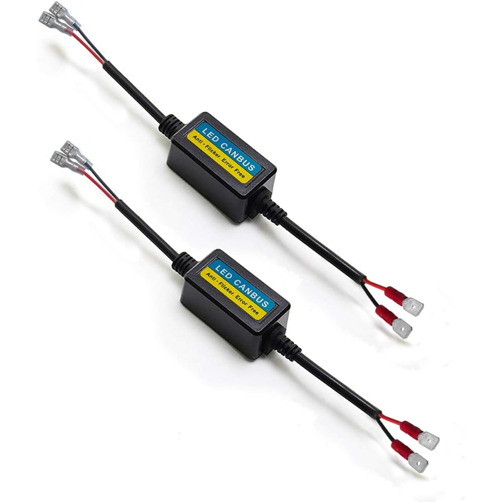 H1/H3/H7 LED Anti Flicker Capacitor ข้อผิดพลาดรหัสคอมพิวเตอร์คําเตือน Canceller LED Resistor Canbus 