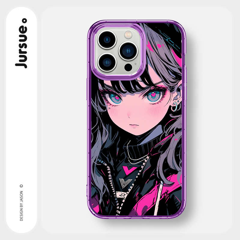 JURSUE เคสไอโฟน เคสซิลิโคนนุ่มกันกระแทกใสการ์ตูนอนิเมะตลก เคสโทรศัพท์ Compatible for iPhone 16 15 14 13 12 11 Pro Max SE 2020 X XR XS 8 7 Plus พลัส XYY4332