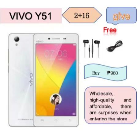 สมาร์ทโฟน vivo y51 2+16 4G มือสอง