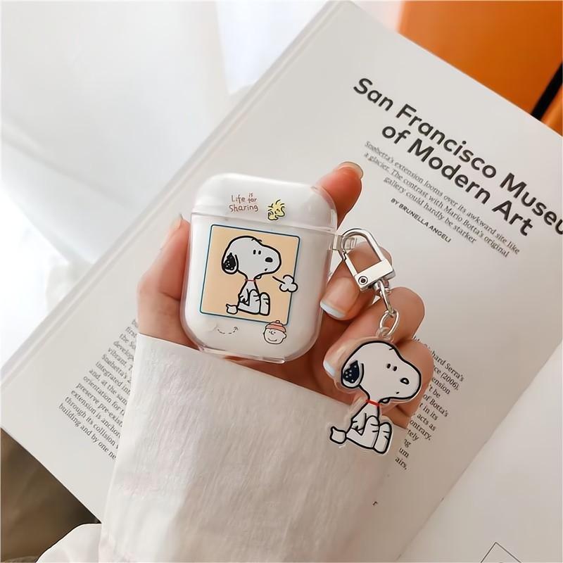 ชุดหูฟังบลูทูธไร้สาย Tws inpods i12 พร้อมเคสป้องกัน ลายลูกสุนัขน่ารัก สําหรับ android Touch control
