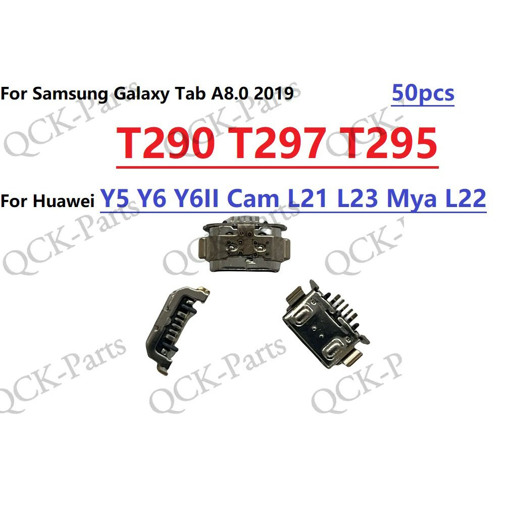 พอร์ตชาร์จไมโคร สําหรับ Samsung Galaxy Tab A8.0 2019 T290 T297 T295 Huawei Y5 Y6 Y6II Cam L21 L23 My
