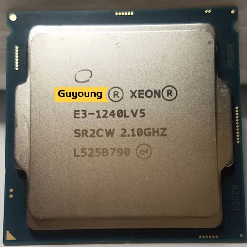 โปรเซสเซอร์ CPU YZX Xeon E3 1240L V5 E3-1240L V5 E3 1240LV5 E3-1240LV5 SR2CW SR2LN 2.1GHZ 25W Quad-C