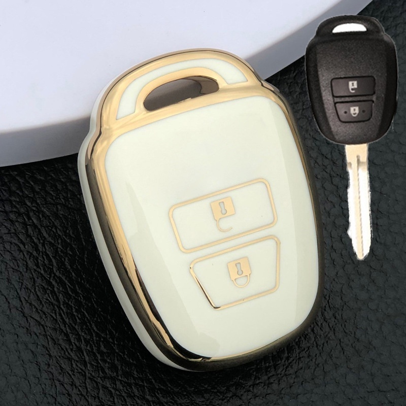 เคสกุญแจรีโมทรถยนต์ ซิลิโคน สําหรับ Toyota Yaris 2018 vios yaris ativ 2014-2020