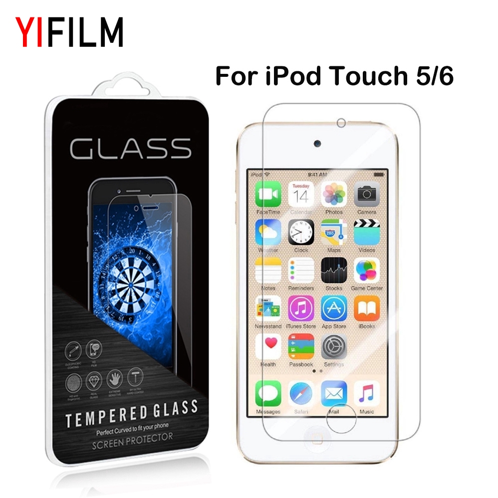กระจกนิรภัยป้องกันรอยขีดข่วนสำหรับ iPod Touch 5 th Gen 5 Touch 6 Touch 7 2.5 D