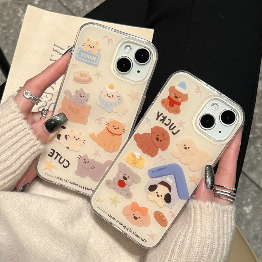 สําหรับiphone Case 16 Pro Max 15 Pro Max 14 Pro Max 13 Pro Max 12 Pro Maxสองด้านIMDความรู้สึกขั้นสูงTPU Soft Case