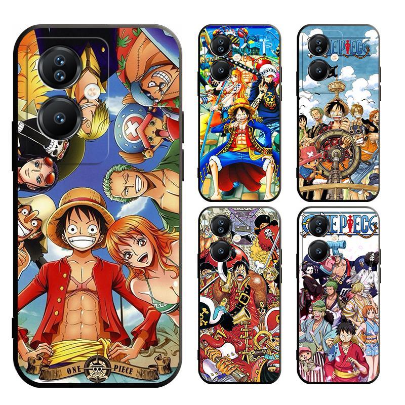 เคส OPPO A3X A3 PRO 5G A60 A79 A55 5G นิ่ม ลาย onepiece luffy สําหรับ