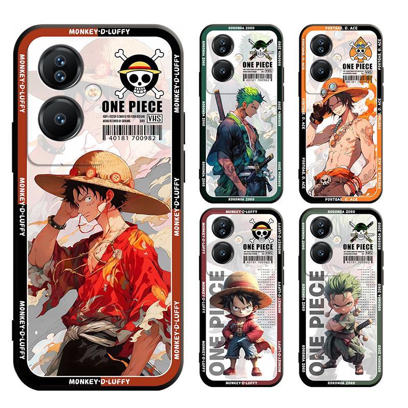 เคส OPPO A3X A3 PRO 5G A60 A79 A55 5G นิ่ม ลาย onepiece luffy สําหรับ