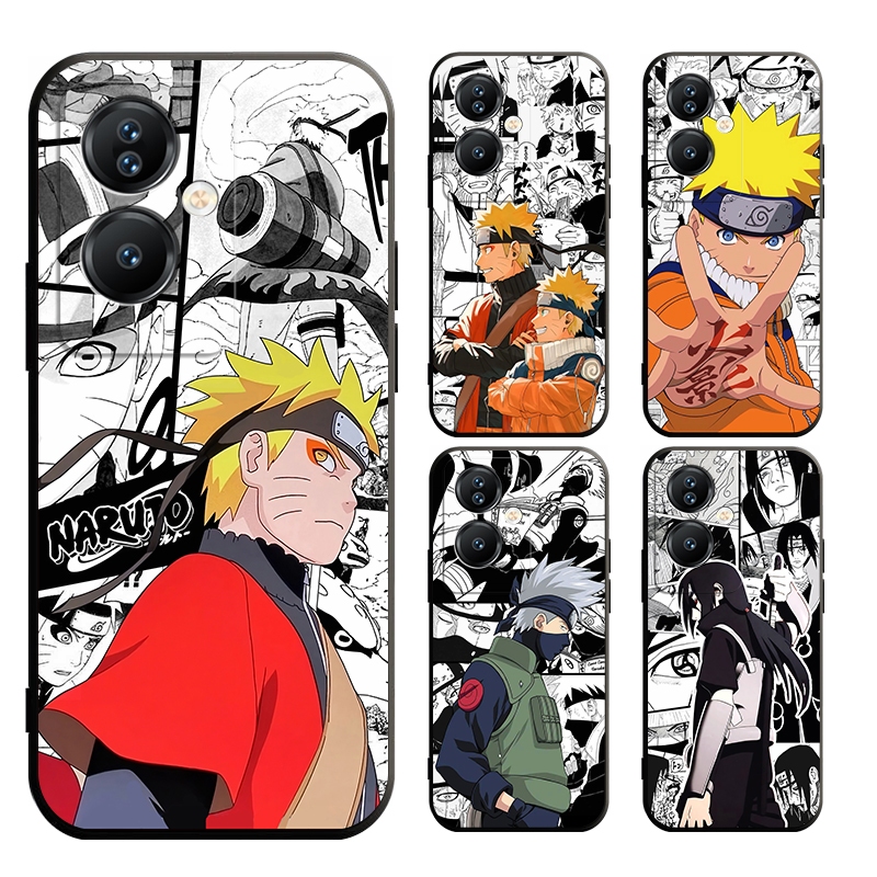 เคส OPPO A3X A3 PRO 5G A60 A79 A55 5G โทรศัพท์มือถือแบบนิ่ม ลายการ์ตูนนารูโตะ สําหรับ