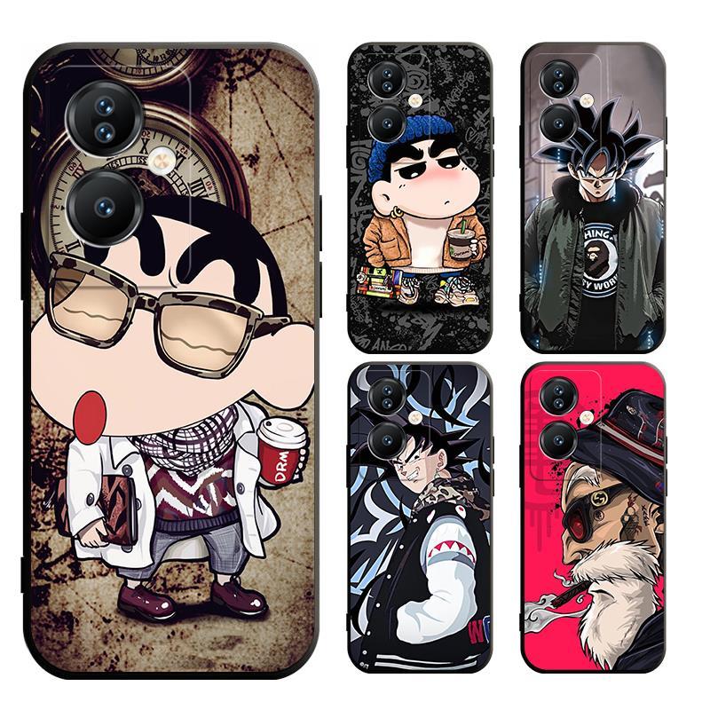 เคส OPPO A3X A3 PRO 5G A60 A79 A55 5G โทรศัพท์มือถือแบบนิ่ม ลายคาคาโรต์ สําหรับ