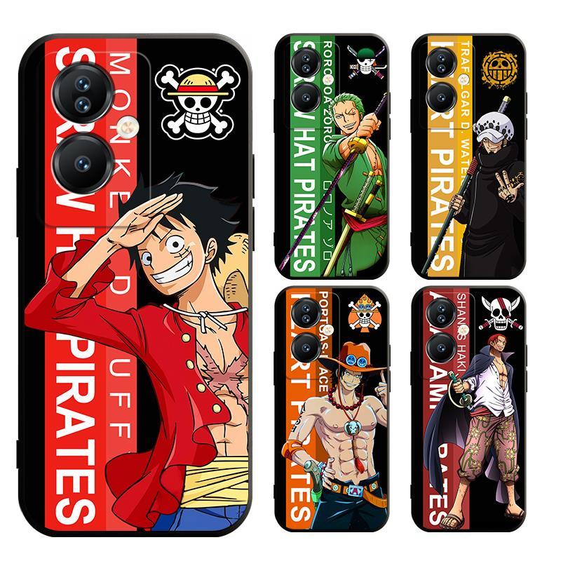 เคส OPPO A3X A3 PRO 5G A60 A79 A55 5G โทรศัพท์มือถือแบบนิ่ม ลายลูฟี่ โซโร สําหรับ
