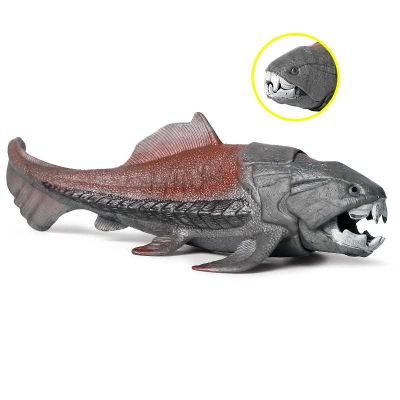โมเดลฟิกเกอร์ รูปสัตว์ทะเล dunkleosteus ของเล่นวิทยาศาสตร์ สําหรับเด็ก
