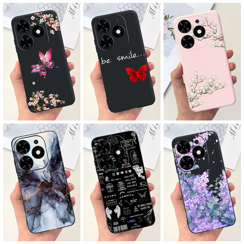 Tecno Spark Go 2024 เคสโทรศัพท์ เจลลี่ ซิลิโคนนิ่ม TPU ลายน่ารัก Tecno Spark Go (2024)