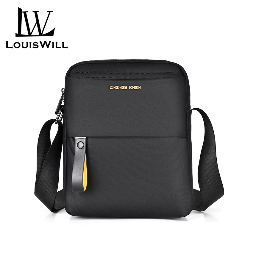 Louiswill กระเป๋าสะพายไหล่ลําลอง ผ้าออกซ์ฟอร์ด กันน้ํา ขนาดใหญ่ จุของได้เยอะ แฟชั่นสําหรับผู้ชาย เหมาะกับการพกพาเดินทาง เล่นกีฬา กลางแจ้ง