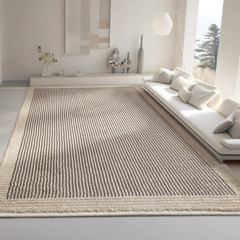 พรมปูพื้นห้องนอน มินิมอล ขนาด 80x120–160x230cm นุ่มสบาย ดูดซับดี กันลื่น วัสดุนุ่มพิเศษ