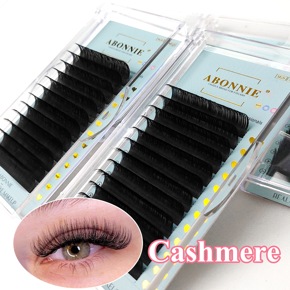 Abony Cashmere Classic Eyelashes Extensions Matte Black Lashes แต่ละ