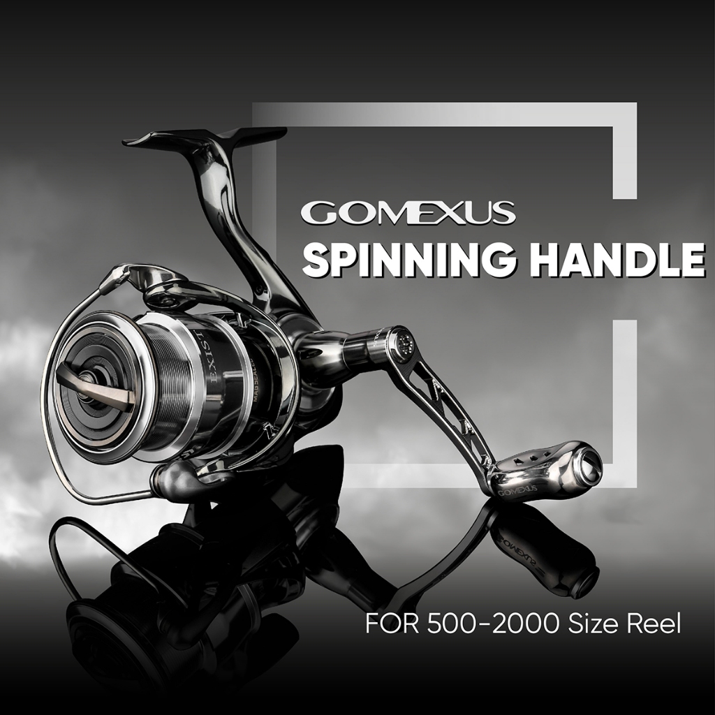 Gomexus ด้ามจับรอกตกปลา ขนาด 50mm พร้อมลูกบิด สําหรับ Shimano ULTEGAR vanford stradic nasci Daiwa Ji