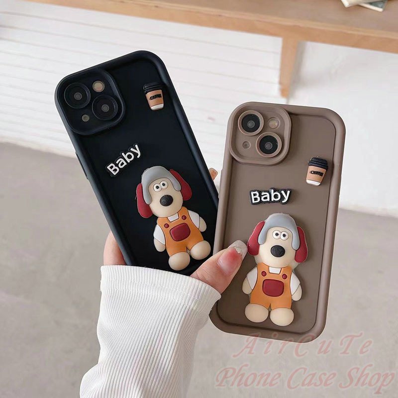 เคส VIVO V60 V50 Lite V40 V30 V30e V29 V29e V27 V25 V23 V23e V21 V20 4G 5G S1 Pro VIVOV60 VIVOV50 VIVOV40 VIVOV30 VIVOV30e VIVOV29 VIVOV29e VIVOV27 VIVOV25 VIVOV23 VIVOV23e VIVOV21 VIVOV20 VIVOS1 Protect Stair Camera Coffee Baby Dog Patch Soft Case - รูปที่ 4