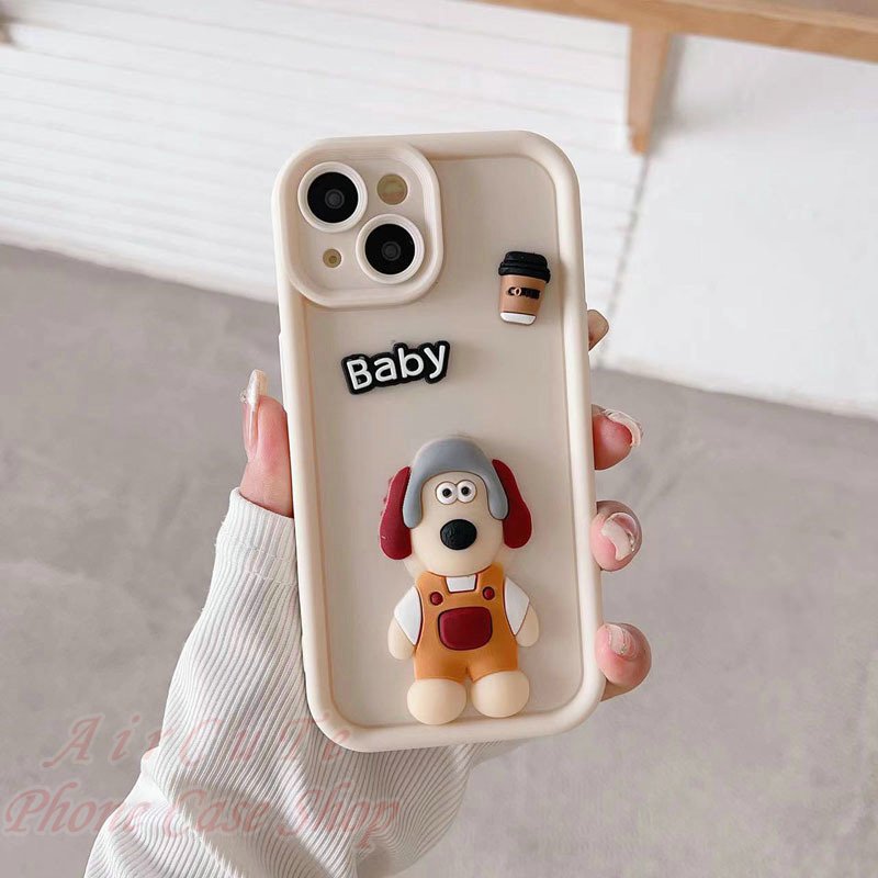 เคส VIVO V60 V50 Lite V40 V30 V30e V29 V29e V27 V25 V23 V23e V21 V20 4G 5G S1 Pro VIVOV60 VIVOV50 VIVOV40 VIVOV30 VIVOV30e VIVOV29 VIVOV29e VIVOV27 VIVOV25 VIVOV23 VIVOV23e VIVOV21 VIVOV20 VIVOS1 Protect Stair Camera Coffee Baby Dog Patch Soft Case - รูปที่ 5