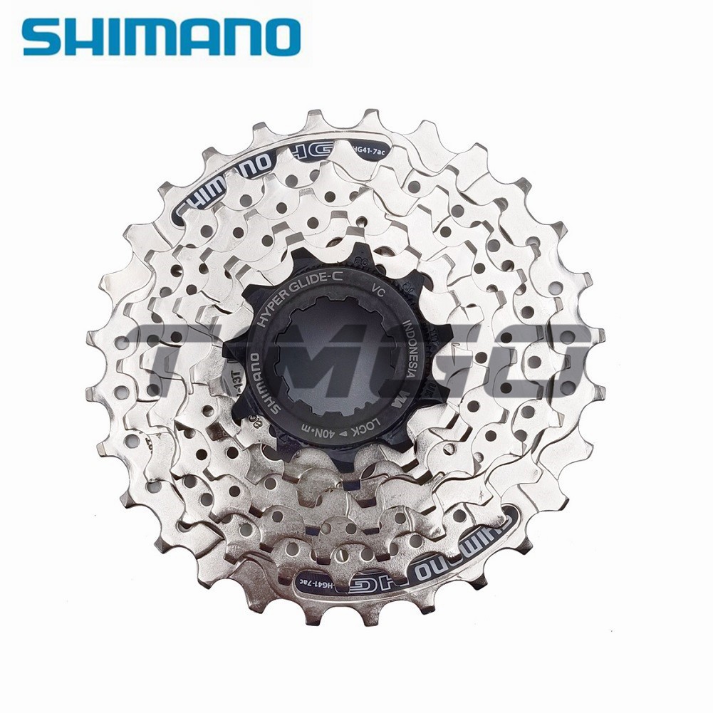 Shimano Acera CS-HG41-7 เทปคาสเซ็ต 7 ความเร็ว 11-28T สีเงิน สําหรับจักรยานเสือภูเขา