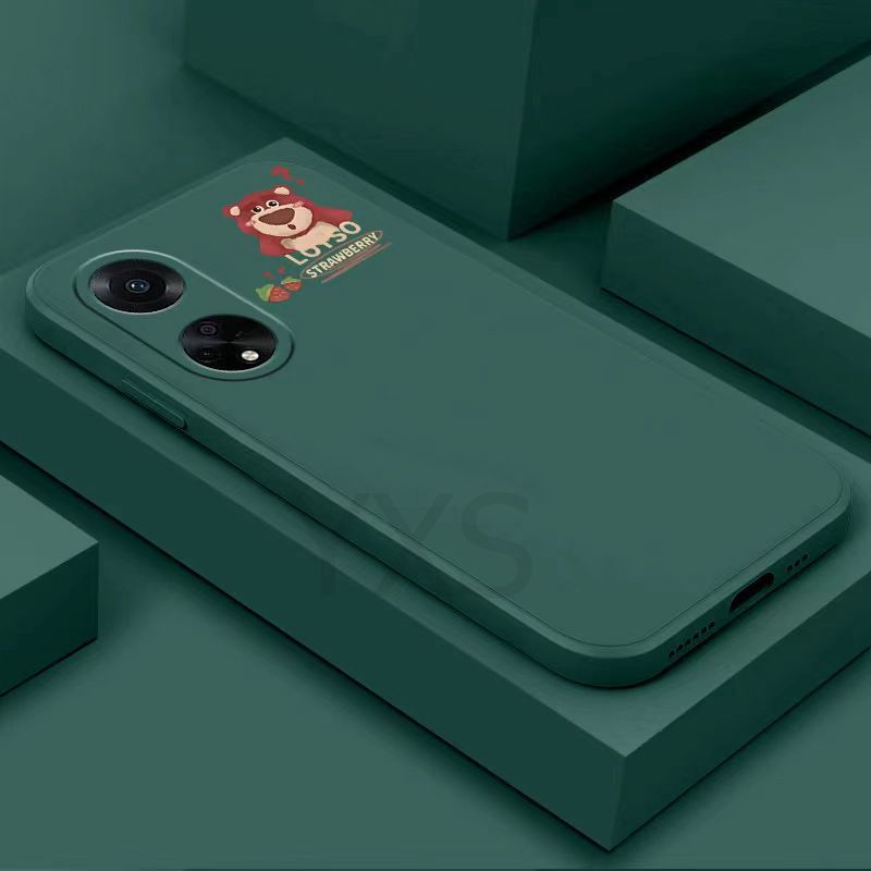การออกแบบใหม่ เคส Redmi Note 4 Note 4X 9 9A 9T 9C 10A 8 8A 8A Pro 5 Plus เคส ซิลิโคนเครื่องหมายคำถามสตรอเบอร์รี่หมีกรณีโทรศัพท์