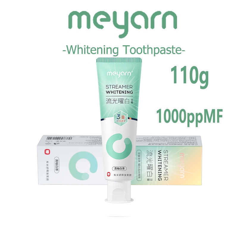 MEYARN ยาสีฟันฟอกฟันขาว 110g กรัม ป้องกันฟันผุ กําจัดกลิ่นปาก Toothpaste