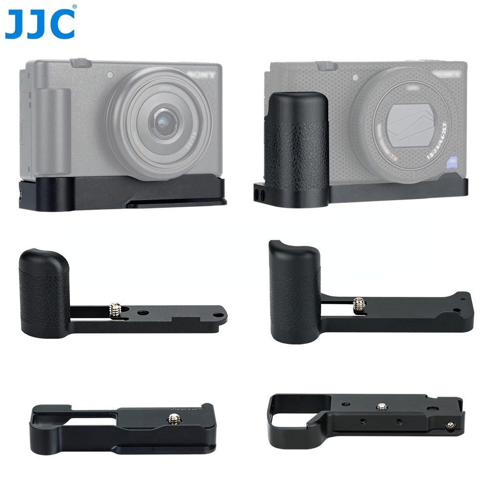 JJC Sony กล้อง Anti-SLIP Hand Grip ARCA Type QUICK RELEASE Handle สำหรับ ZV1 ZV1F ZV1II ZV-1 II ZV-1