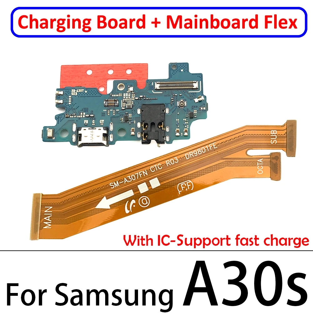 [QCK] ของแท้ แท่นชาร์จ USB พร้อม IC รองรับการชาร์จเร็ว สําหรับ Samsung Galaxy A30s A307F