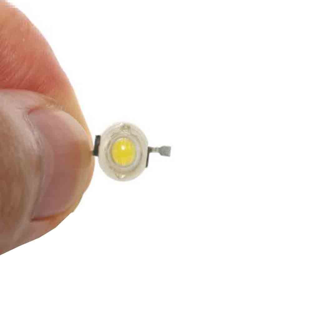 หลอดไฟ LED 1W 3W 5W DC 3.2-3.6V พลังงานสูง ชิป SMD สีวอร์มไวท์ สําหรับไฟสปอตไลท์ ดาวน์ไลท์ DIY