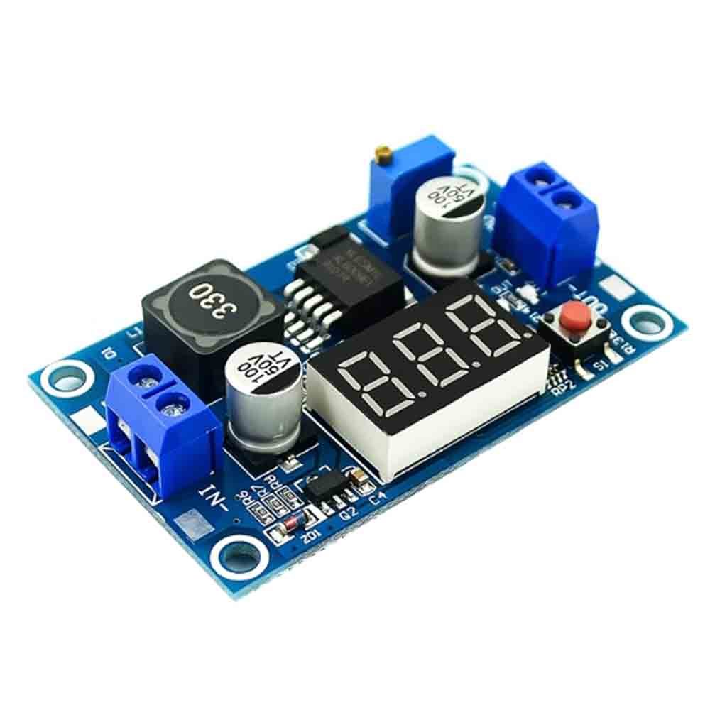 Dc-dc XL6009 โมดูลพาวเวอร์ซัพพลายดิจิทัล สเต็ปอัพ สามารถปรับได้ 4.5-32V เป็น 5-52V พร้อมไฟ LED