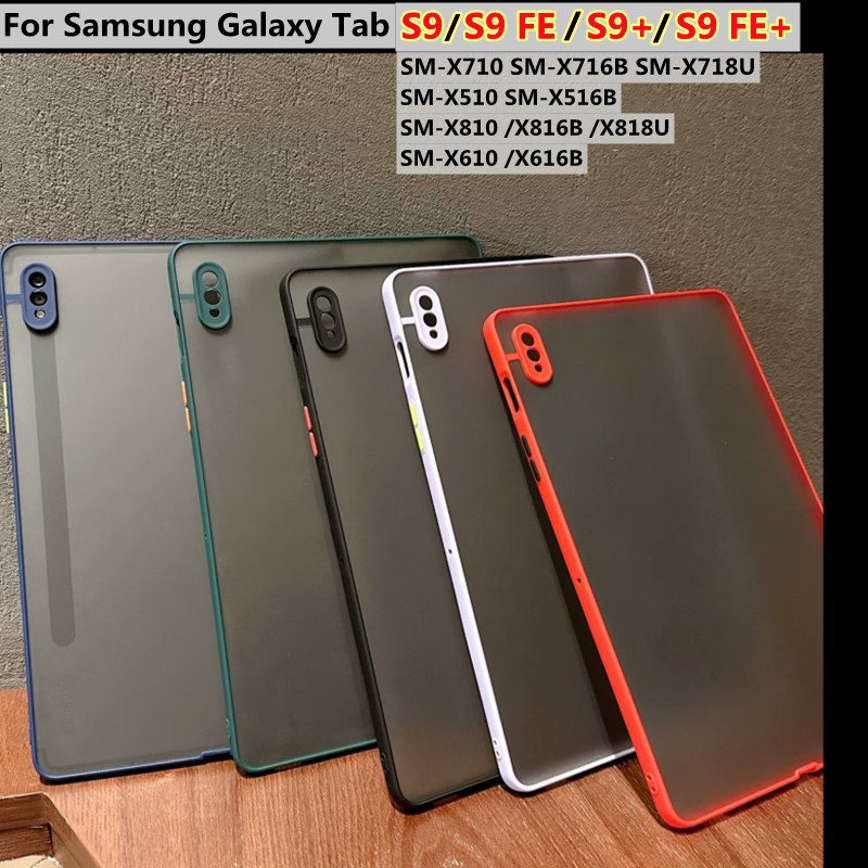 Case For Samsung Galaxy Tab S9 S9 FE S9FE 11 inch For S9+ S9 Plus S9Plus S9FE+ S9FE Plus 12.4 Matte Table Case