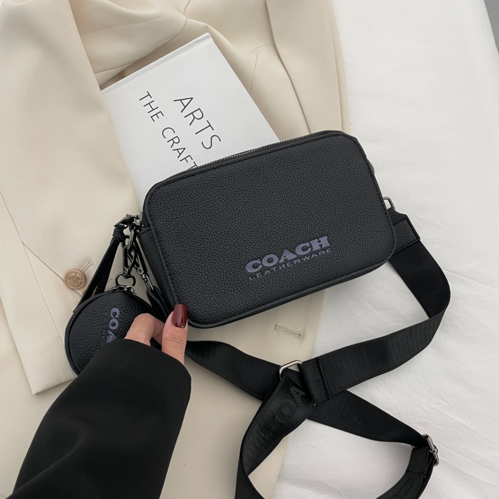 coach พร้อมส่ง กระเป๋าสะพายไหล่ กระเป๋าถือ ความจุสูง ใส่กล้องได้ 2023